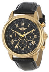 I By Invicta Men's 90242-003 Chronograph Black Dial Black Leather Watch