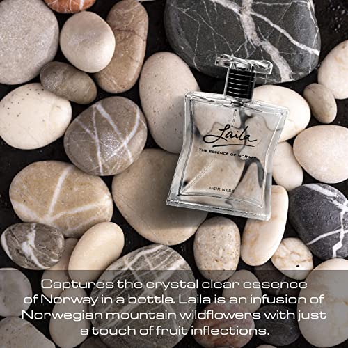 Laila Eau de Parfum Spray - Long Lasting Fresh, Airy and Clean Fragrance for Women - Blend of Fruity and Floral Scent - 1.7 oz