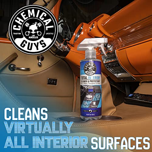 Chemical Guys SPI22016 Total Interior Cleaner and Protectant, Safe for Cars, Trucks, SUVs, Jeeps, Motorcycles, RVs & More, 16 fl. oz