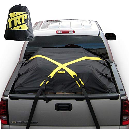 The X-Cover by TRPx - Trailer and Truck Bed Cover Small – Integrated Heavy Duty Black Tarp and Tie Down System. Fits: Extra Short Bed, Short Bed and Utility Trailers up to 5'6"