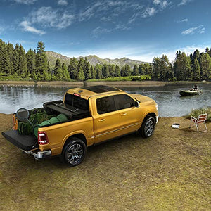 YITAMOTOR Soft Tri Fold Truck Bed Tonneau Cover Compatible with 2016-2022 Toyota Tacoma(Excl. Trail Edition, Fleetside 6 ft Bed with Deck Rail System