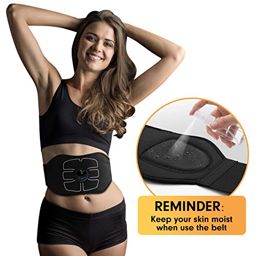 MarCoolTrip MZ ABS Stimulator,Ab Machine,Abdominal Toning Belt Workout Portable Ab Stimulator Home Office Fitness Workout Equipment for Abdomen