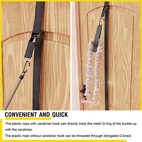 VAIIO Upgraded Door Anchor Strap, Unique Innovative Sliding Adjusted Design, for Resistance Band, 10s to Install, Punch-Free, Nail-Free, Portable All-Round Home Fitness Equipment (Band Not Included)