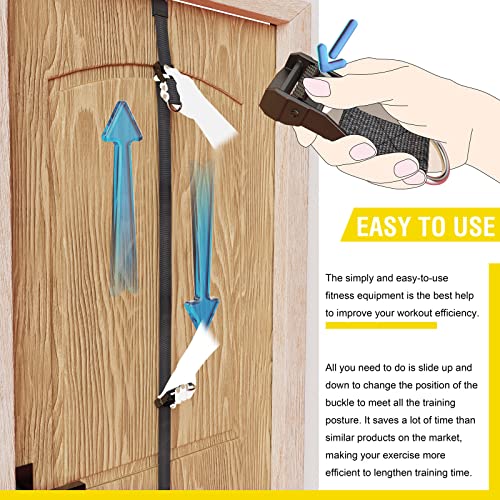 VAIIO Upgraded Door Anchor Strap, Unique Innovative Sliding Adjusted Design, for Resistance Band, 10s to Install, Punch-Free, Nail-Free, Portable All-Round Home Fitness Equipment (Band Not Included)