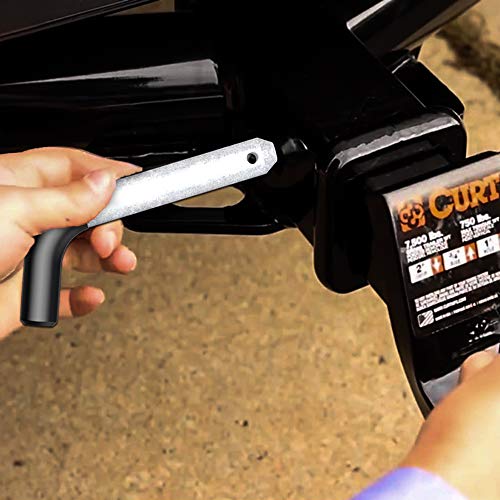 CURT 21510 Trailer Hitch Pin & Clip with Vinyl-Coated Grip, 5/8-Inch Diameter, Fits 2-Inch Receiver