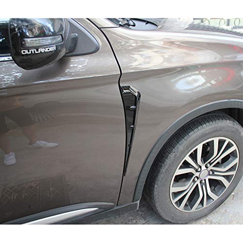 Car Fender Side Vents ABS Compatible Fender Stickers Decorative Air Flow Intake Hole Grille Spoiler Auto Exterior Accessories
