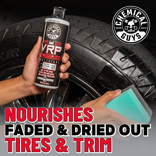 Chemical Guys TVD_107 V.R.P. Vinyl, Rubber and Plastic Non-Greasy Dry-to-the-Touch Long Lasting Super Shine Dressing for Tires, Trim and More, 1 Gal