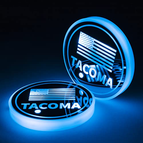 2pcs Compatible with Tacoma led Cup Holder