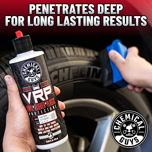Chemical Guys TVD_107 V.R.P. Vinyl, Rubber and Plastic Non-Greasy Dry-to-the-Touch Long Lasting Super Shine Dressing for Tires, Trim and More, 1 Gal