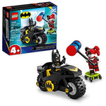 LEGO DC Batman Versus Harley Quinn 76220 Building Toy Set; a Super Hero on a Motorcycle and a Super Villain on a Skateboard; Includes a Batarang; Gift for Kids, Boys and Girls, Ages 4+ (42 Pieces)