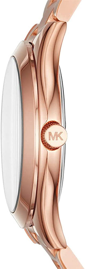 Michael Kors Women's Mini Slim Runway Rose Gold-Tone Watch MK3513