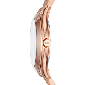 Michael Kors Women's Mini Slim Runway Rose Gold-Tone Watch MK3513