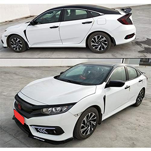 Car Fender Side Vents ABS Compatible Fender Stickers Decorative Air Flow Intake Hole Grille Spoiler Auto Exterior Accessories
