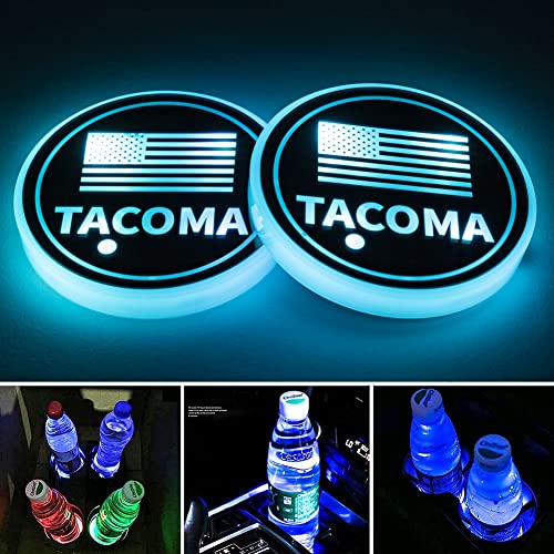 2pcs Compatible with Tacoma led Cup Holder