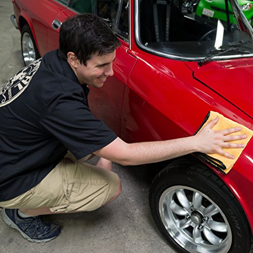 Chemical Guys MIC_506_03 Professional Grade Premium Microfiber Towels, Gold 16" x 16", Pack of 3