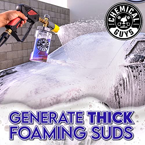 Chemical Guys CWS20716 Extreme Bodywash & Wax Foaming Car Wash Soap, (Works with Foam Cannons, Foam Guns or Bucket Washes) Safe for Cars, Trucks, Motorcycles, RVs & More, 16 fl oz, Grape Scent