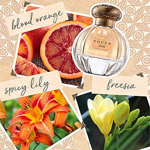 Tocca Eau de Parfum, Stella: Fresh Floral, Blood Orange, Freesia, Spicy Lily, Hand-Finished Bottle (50 ml)