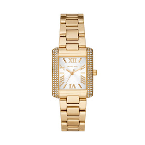 Michael Kors Watches Women's Emery Quartz Watch with Stainless Steel Strap, Gold, 18 (Model: MK4640)