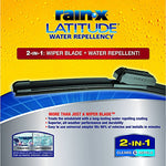 Rain-X 5079272-2 Latitude 2-IN-1 Water Repellency Wiper Blade, 14" (Pack of 1)