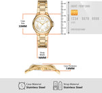Michael Kors Camille Three-Hand Gold-Tone Stainless Steel Watch (Model: MK7255)