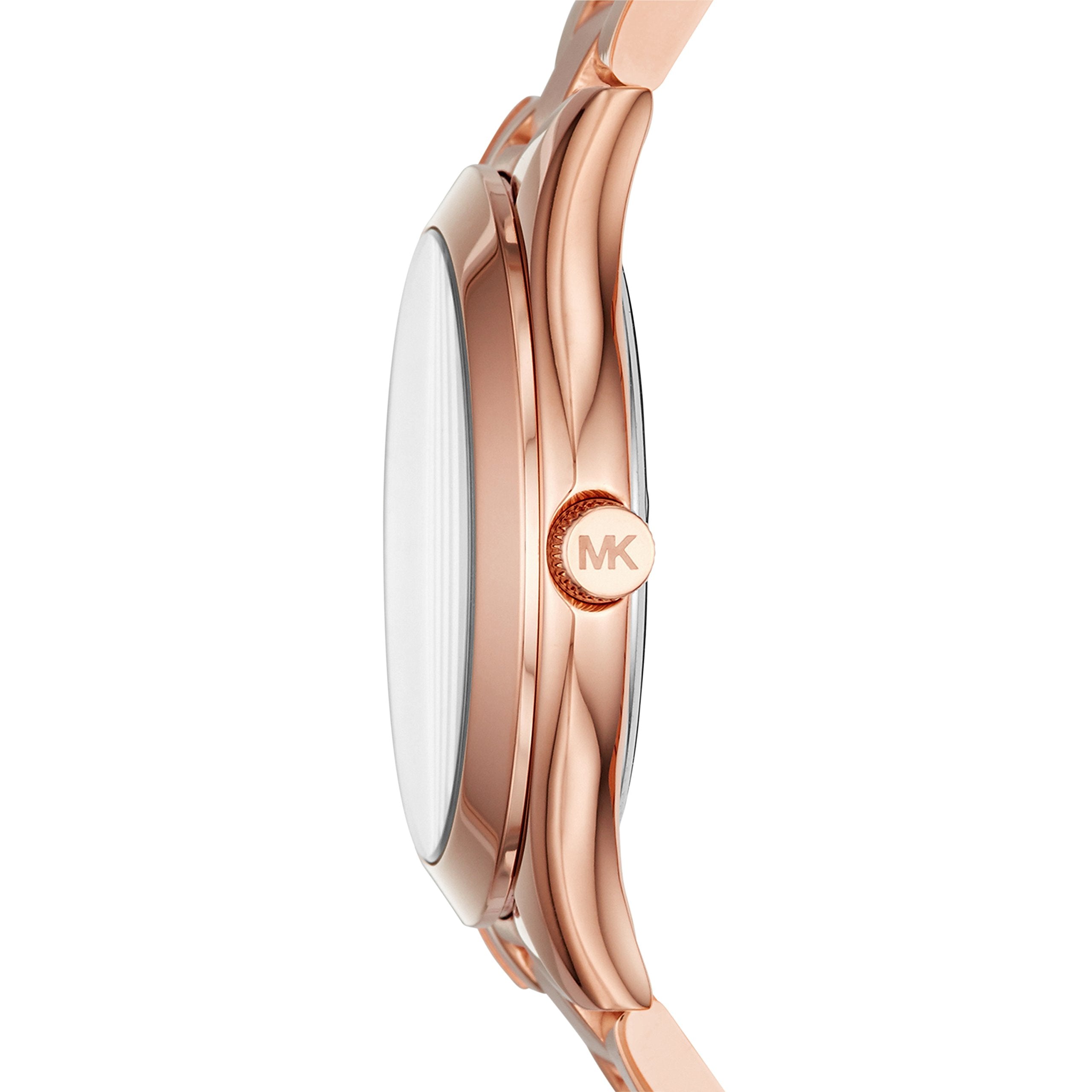 Michael Kors Women's Mini Slim Runway Rose Gold-Tone Watch MK3513