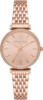 Michael Kors Women's Maisie Three-Hand Rose Gold-Tone Stainless Steel Watch MK4421