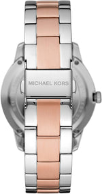 Michael Kors Women's Runway Quartz Watch with Stainless Steel Strap, Two-Tone, 20 (Model: MK6960)