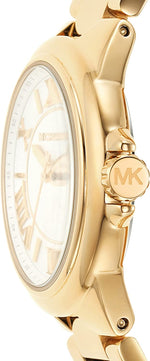 Michael Kors Camille Three-Hand Gold-Tone Stainless Steel Watch (Model: MK7255)
