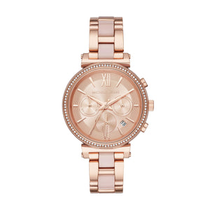 Michael Kors Women's Sofie Display Analog Quartz Rose Gold Watch (Model: MK6560)