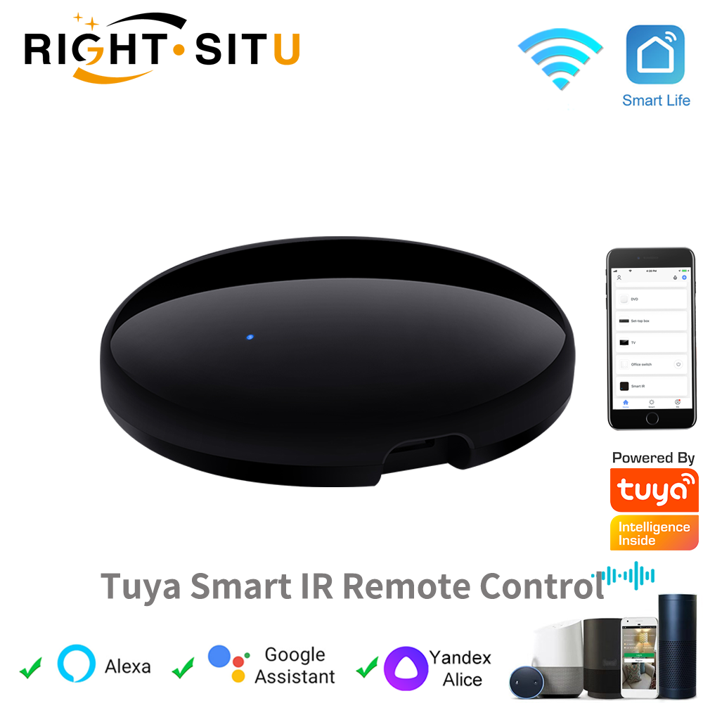 Tuya WiFi IR Remote Control for Air Conditioner TV, Smart Home Infrared Universal Remote Controller For Alexa,Google Home