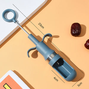 Creative Red Date Pitting Device Kitchen Gadget Fruit Pit Separator Manual Push Type Quick Core Remover Kitchen Accessories