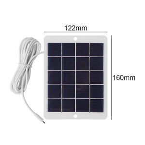 USB Solar Panel Study Silicon Battery Charger Outdoor Travel USB Polysilicon DIY Solar Panel for Light Mobile Phone Battery