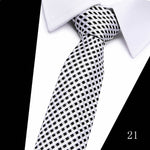 Classic 7cm Ties for Man Silk Tie Luxury Striped Plaid Checks Business Neck Tie for Men Suit Cravat Wedding Party Neckties