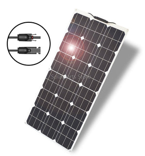 Flexible Solar Panel 100w 200w 300w 400w 500w 600w 1000w for RV Boat Car Home 12V 24V Battery Charger