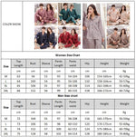 Luxury Pajama suit Satin Silk Pajamas Sets Couple Sleepwear Family Pijama Lover Night Suit Men &amp; Women Casual Home Clothing