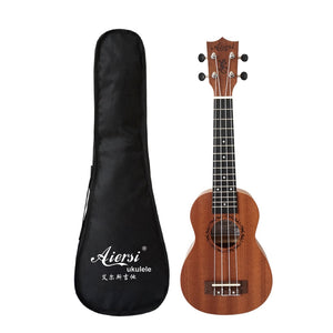 Aiersi full pack 21 inch ukelele mahogany Soprano ukulele guitar musical gifts instrument 4 string Hawaiian mini guitarra