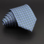 Novelty Ties Men&#39;s Formal 7cm Soft Silk Necktie Paisley Floral Dots Business Wedding Neck Tie Gravatas Daily Wear Accessory Gift