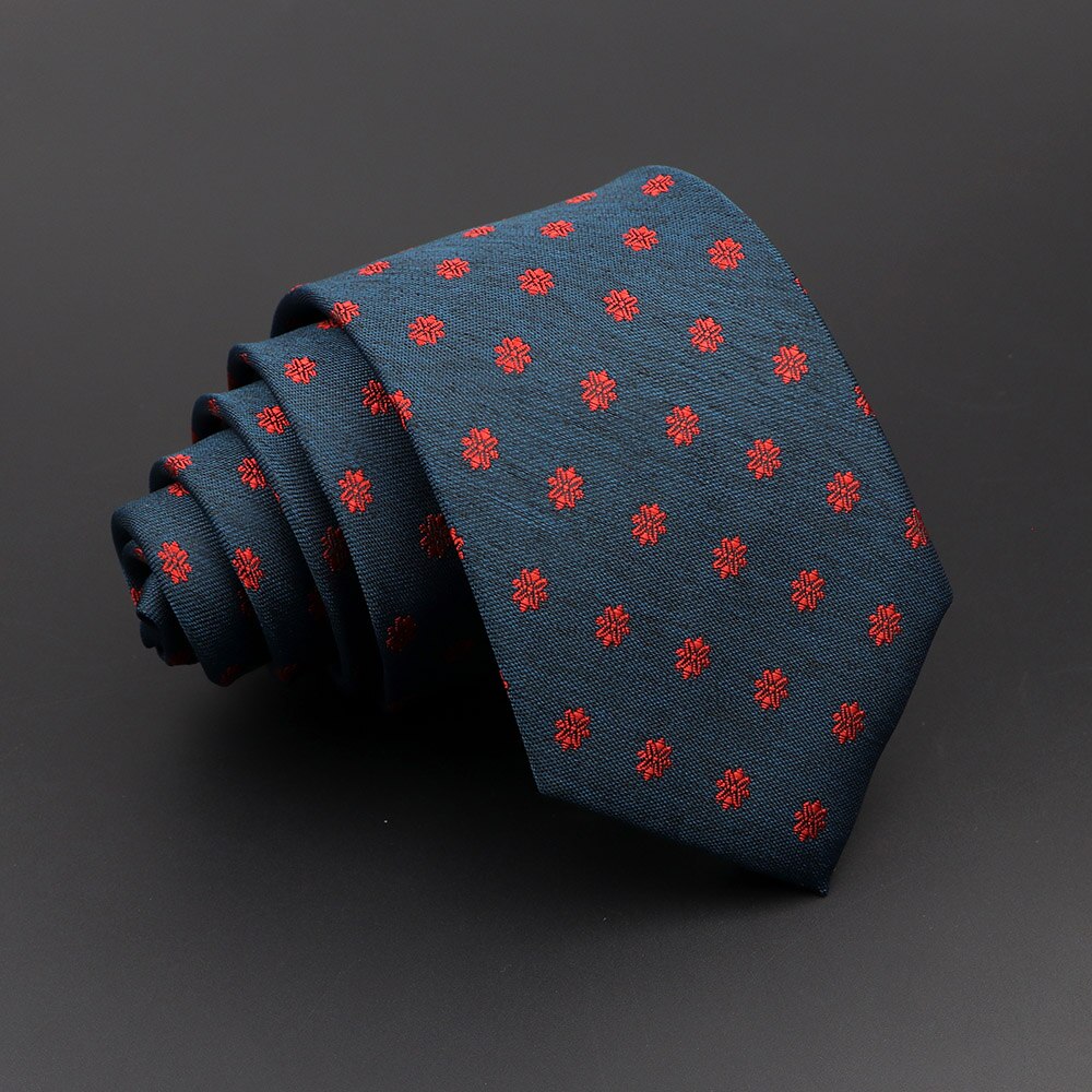 Novelty Men's Floral Tie Feather Red Blue Green Ties Leisure Business Daily Wear Wedding Party Dress Male Necktie Cravat Gift