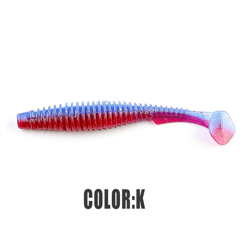 2022 supercontinent new t tail 51mm/76mm/101mm predator's soft lure, artificial lure for bass fishing With salt add fishy smel
