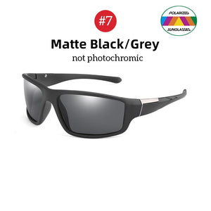 VIVIBEE Men Photochromic Sunglasses Black Sports Goggles Women Color Changing Polarized Driving 2022 Discoloration Sun Glasses