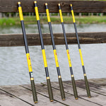 For Carp Fishing Rod Feeder Hard FRP Carbon Fiber Portable Durable Ultra Light Telescopic Travel Pole 2.7/3.6/4.5/5.4/6.3/7.2M