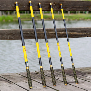 For Carp Fishing Rod Feeder Hard FRP Carbon Fiber Portable Durable Ultra Light Telescopic Travel Pole 2.7/3.6/4.5/5.4/6.3/7.2M