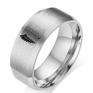 Fashion Charm Jewelry ring men stainless steel Black Rings For Women Custom Engrave Name