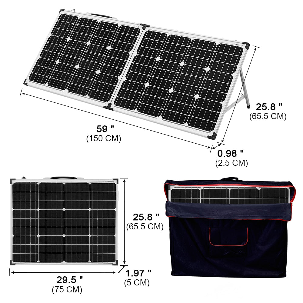 Anaka 100W 12V Solar panel China Solar battery Waterproof Solar Kits Panel Solar For Home/Caravan Solar Cell For Travel Camping