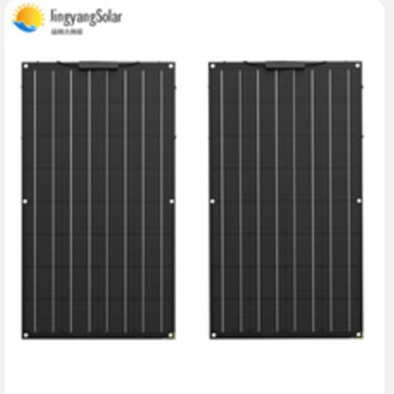 Jingyang Solar Panel 12V 100W Panouri Solare Flexible ETFE Film Mono Cell 18v 100w 200w watt For 12V battery charger