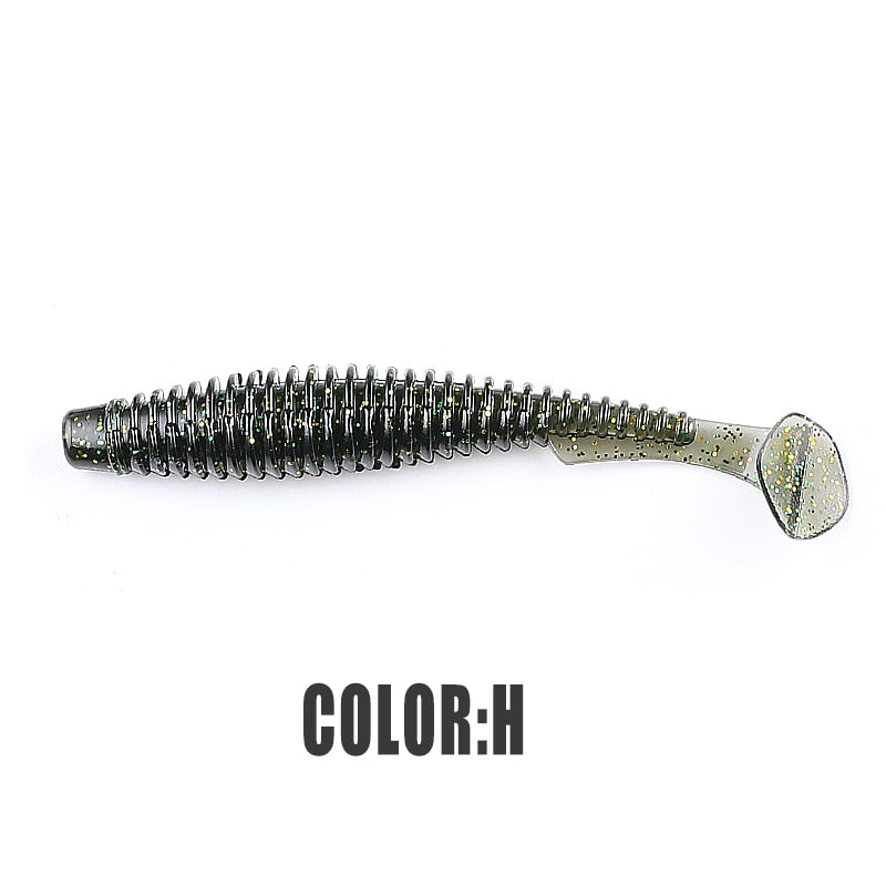 2022 supercontinent new t tail 51mm/76mm/101mm predator's soft lure, artificial lure for bass fishing With salt add fishy smel