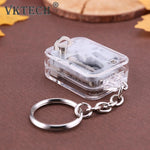 Kids 18 Tones DIY Music Box Movement Keychain Toys Baby Handy Crank Musical Instrument Toy for Baby Birthday Gifts
