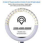 Photo Lights 26cm/10in Circle Ring Light Dimmable Luces LED Selfie USB Plug Lamp For Tiktok Video Studio Light With Tripod Stand