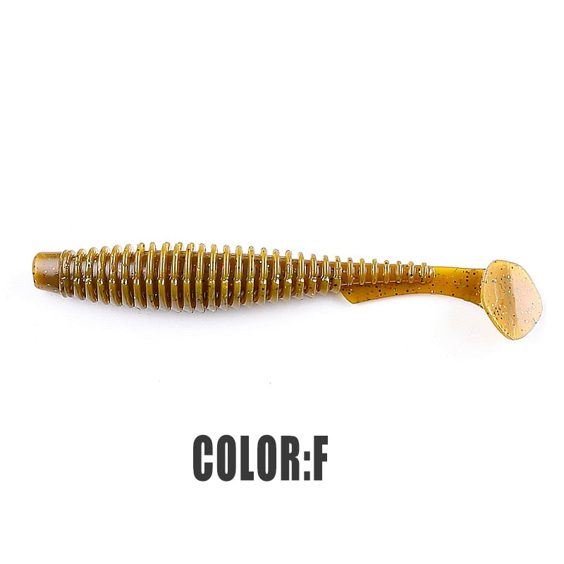 2022 supercontinent new t tail 51mm/76mm/101mm predator's soft lure, artificial lure for bass fishing With salt add fishy smel