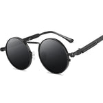 Retro Round Sunglasses Men Women Brand Designer Punk Style Windproof Metal Frame Vintage Sun Glasses Oculos De Sol